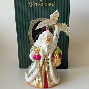 Vintage Waterford Holiday Heirloom Ornament:  Limited Edition, Old World Santa